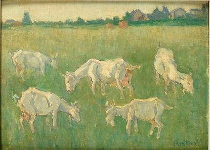PORTNOFF MICHEL (1885-1978)

Les Chèvres...