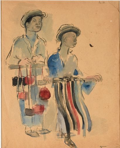 SUKHANOV BORIS (1900-1987)

Dessin à double...