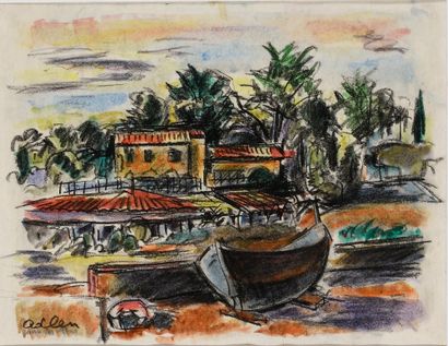 ADLEN MICHEL (1898-1980)

Juan les pins

Crayons,...