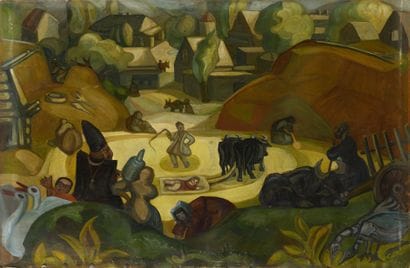 SUDEIKIN Sergei (1882-1946)

Scène en Géorgie

Huile...