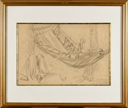 ROUBTZOFF ALEXANDRE 

(1884-1949)

Le Hamac

Crayon...