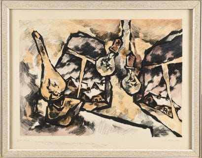 RABIN Oskar (1928-2018)

Lampes

Lithographie

Signé...