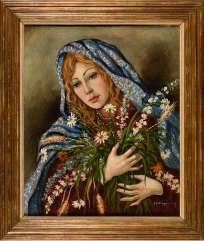 SOUNGOUROV ANTONIN (1894-?)

Femme au bouquet

Huile...