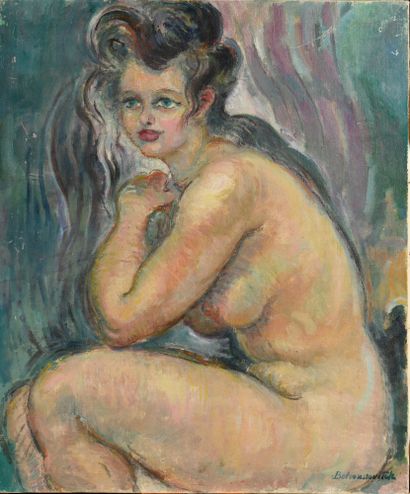 BELOUSSOVITCH BORIS (1886-1987)

Nu assis

Huile...