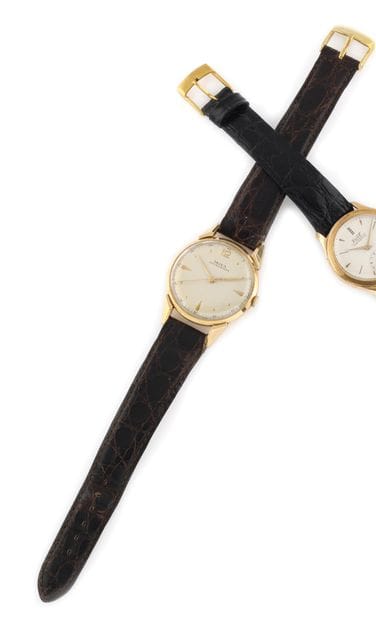DOXA Anti-Magnetic. Circa 1960. Pink gold...