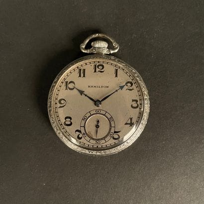 HAMILTON GOUSSET FREEMASON. CIRCA 1929. Ref...