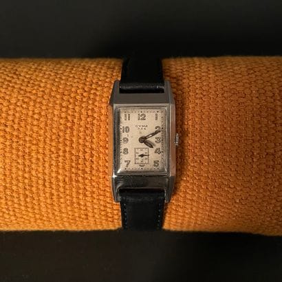 CYMA 334. Circa 1930. Steel wristwatch, the...