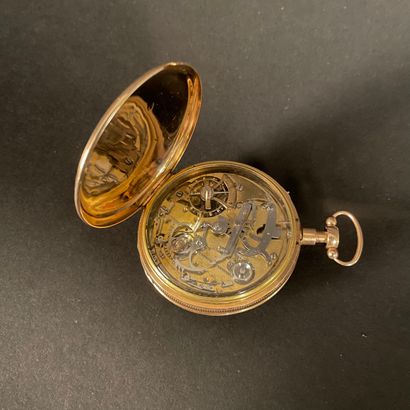 ANONYMOUS GOUSSET AROUND 1850. Yellow gold...