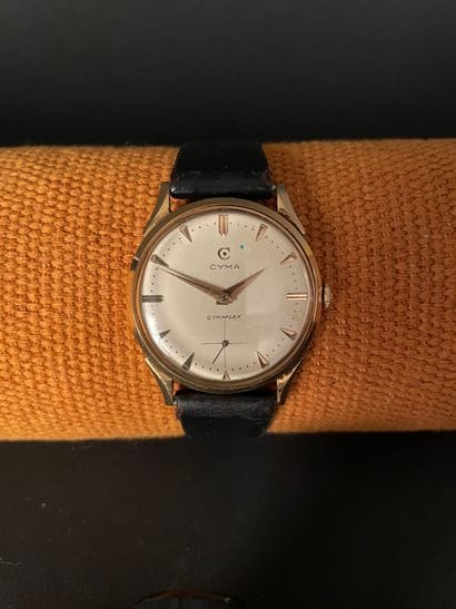 CYMA Cymaflex. Circa 1960. City watch in...