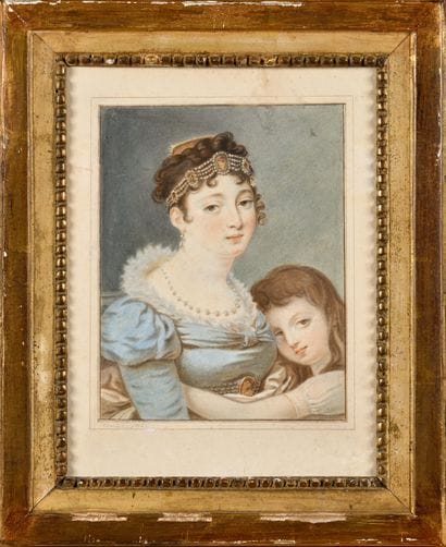 EARLY 19TH CENTURY FRENCH SCHOOL. Portrait...