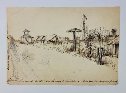 FRENCH SCHOOL OF THE 19th CENTURY View of...