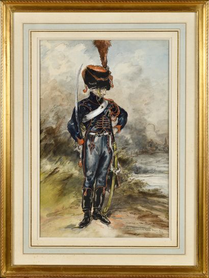 
GEORGES TIRET BOGNET (1855-1935) Canonnier...