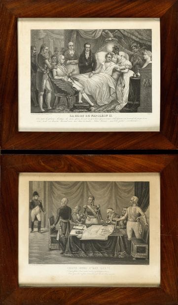 SUITE OF FOUR ENGRAVINGS AT DOPTER IN PARIS....