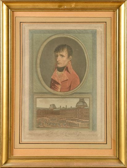 BOILLY, D'APRES. La Revue du Quintidi Etching...