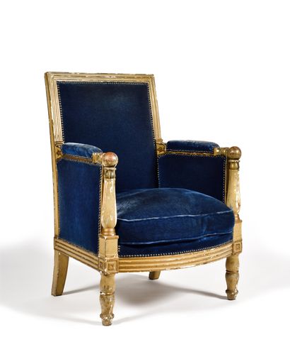 
Rectangular back shepherd's chair made of...