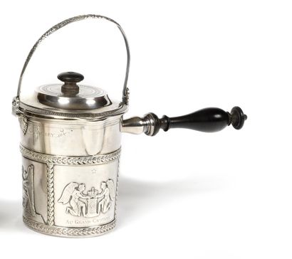BEAUTIFUL SMALL COVERED TRAVELLING JUG, in...