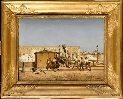 
CHARLES RENOUX (1795-1846). The Three Glorious...