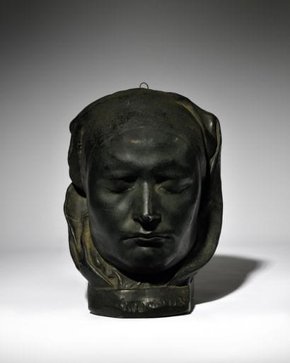 
MORTUARY MASK OF THE EMPEROR NAPOLEON I...