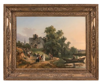
AUGUSTE XAVIER LEPRINCE (PARIS 1799 - NICE...