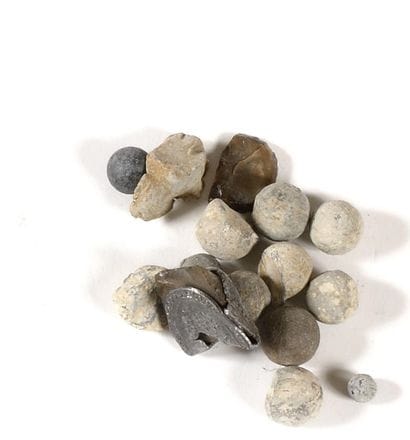 SET FROM THE BATTLEFIELD OF WATERLOO, INCLUDING:...