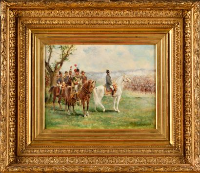 JULES DELAUNAY (C.1845-1906) Napoléon et...