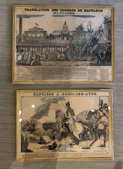 IMAGERIE D'EPINAL - PELLERIN Two engravings...
