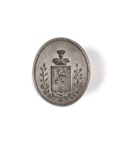 
OVAL SEAL OF THE COLONEL BARON CORNEBIZE,...
