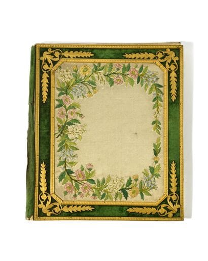 A BEAUTIFUL velvet and silk underwear finely...