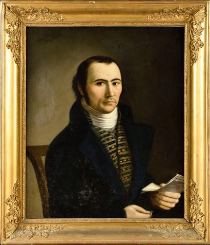 FRENCH SCHOOL OF THE 19TH CENTURY. Portrait...