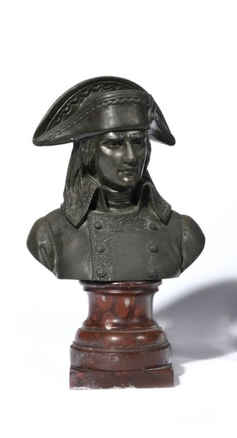 BOIZOT, AFTER. The First Consul, a patinated...