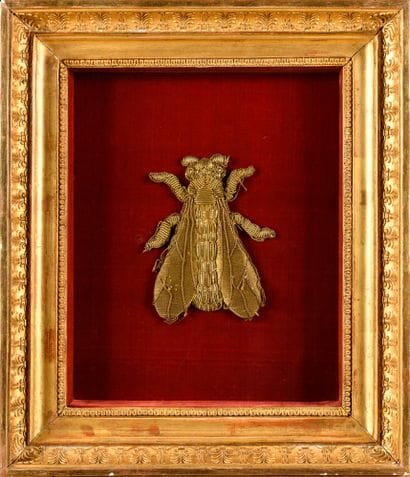 RARE BEE OF TENTURE OR PAREMENT in canetille,...