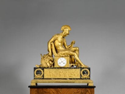 
IMPOSSIVE Gilt bronze HANGER representing...