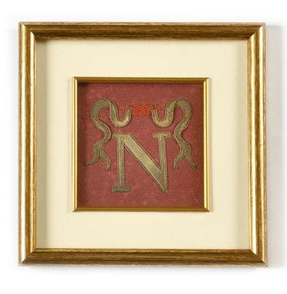 
Unfinished embroidery design with the number...