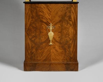 A rectangular mahogany veneered sideboard...