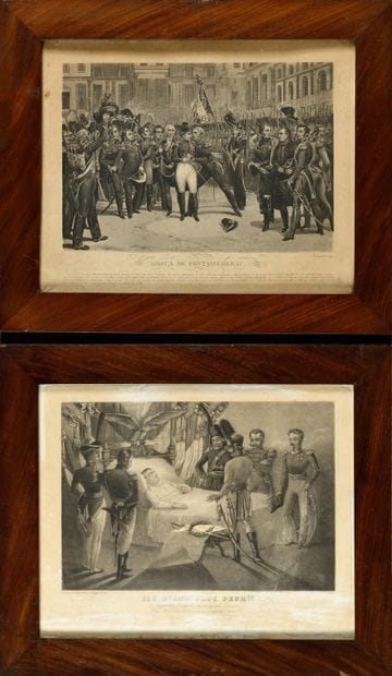 SUITE OF FOUR ENGRAVINGS AT DOPTER IN PARIS....