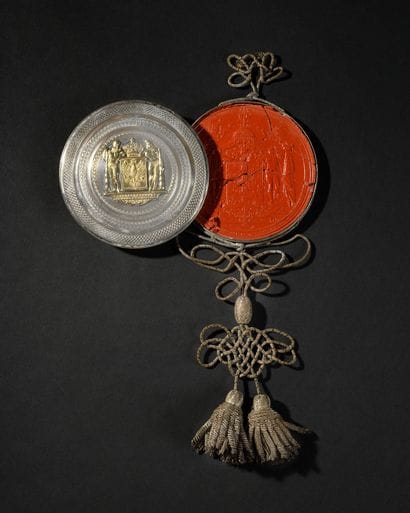 
PATENT LETTERS Patent seal of ennoblement...