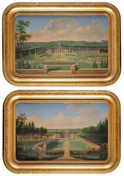 Antoine CHAZAL (1793 - 1854)
Vue du château...