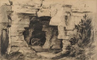Cherubino PATA (1827 - 1899)
Troglodyte Dessin...