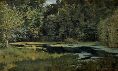 Léon Louis Antoine TANZI (1845-1913)
La mare...