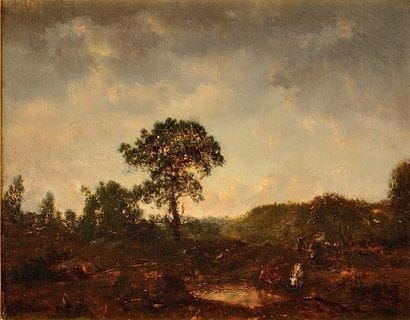 Théodore ROUSSEAU (Paris 1812 - Barbizon...