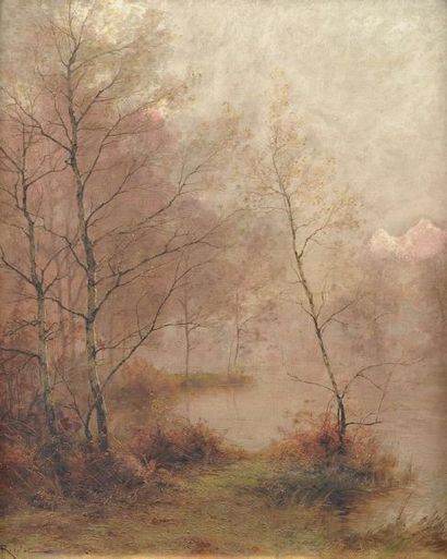 Albert Gabriel RIGOLOT (Paris 1862 - 1932)
Paysage...