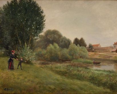 N. GUERIN (Actif au XIXème siècle)
Promenade...