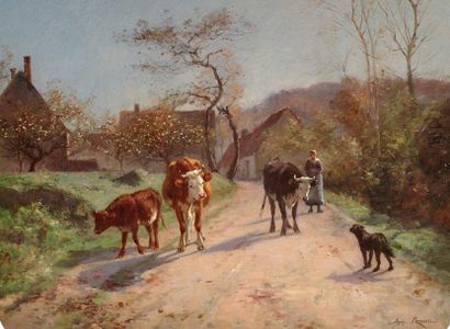 Aymard PEZANT (Bayeux 1846 - ? 1906)
Bergère...