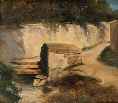 André GIROUX (Paris 1801 - 1879)
Le Lavoir...