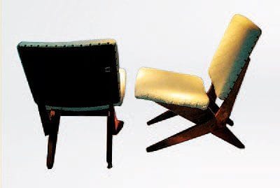 PASTOE - Circa 1955
Paire de chauffeuses...