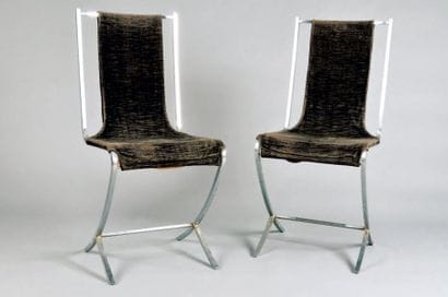 JANSEN - circa 1970
Suite de quatre chaises...