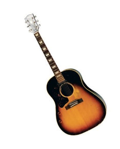 GIBSON - Guitare J160E Sunburst 1957 - Numérotée...