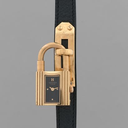 HERMES 

Kelly.

Circa: 2000.

Gold-plated...