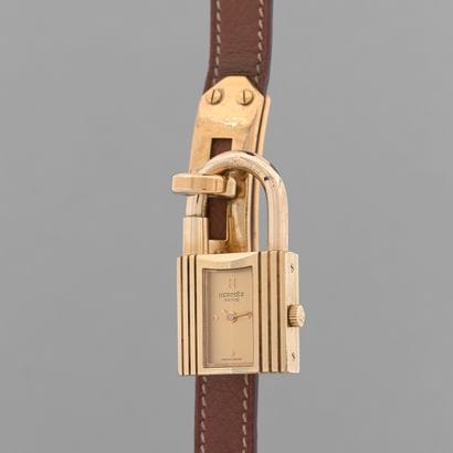 HERMES 

Kelly.

Circa: 2000.

Gold-plated...