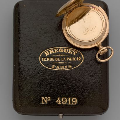 BREGUET

Minute repeater.

Circa: 1900.

Pocket...
